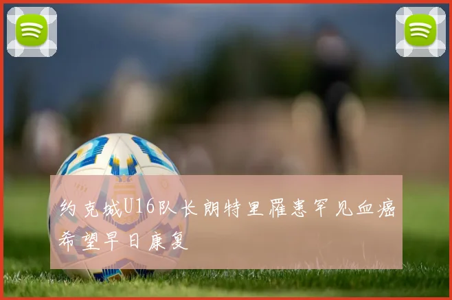 约克城U16队长朗特里罹患罕见血癌希望早日康复